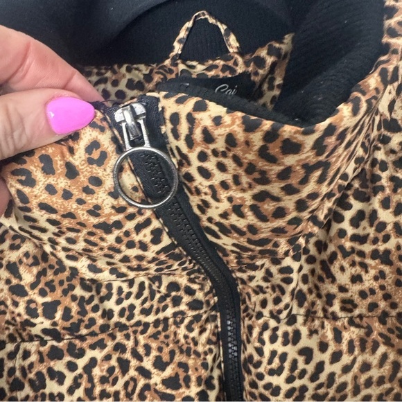 Anna Cai New York Puffer leopard print jacket - Picture 6 of 10